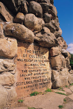 Culloden Battlefield memorial