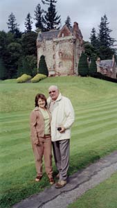 Bob and Jean at Castle Leod